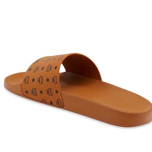 MCM Monogram Logo Slip-On Sandals, Men’s size 10 1/2 - Picture 2 of 4